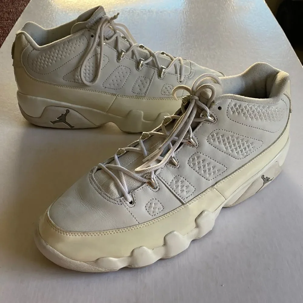 JORDAN 9 Men’s Vintage 2002 Low Chrome 303895 111 Shoes Size 12